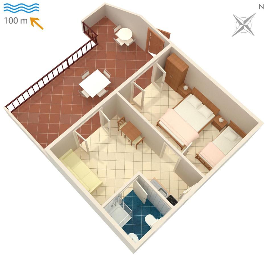 Apartments By The Sea Podaca, Makarska - 2612 Εξωτερικό φωτογραφία
