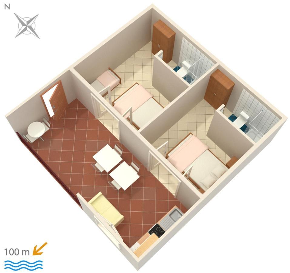 Apartments By The Sea Podaca, Makarska - 2612 Εξωτερικό φωτογραφία